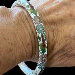 Vintage Chinese Cloisonné Enamel Bangle